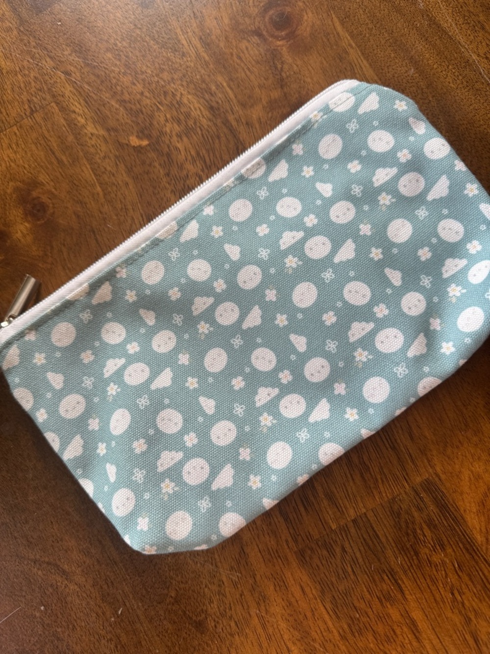 Light blue emoti pouch